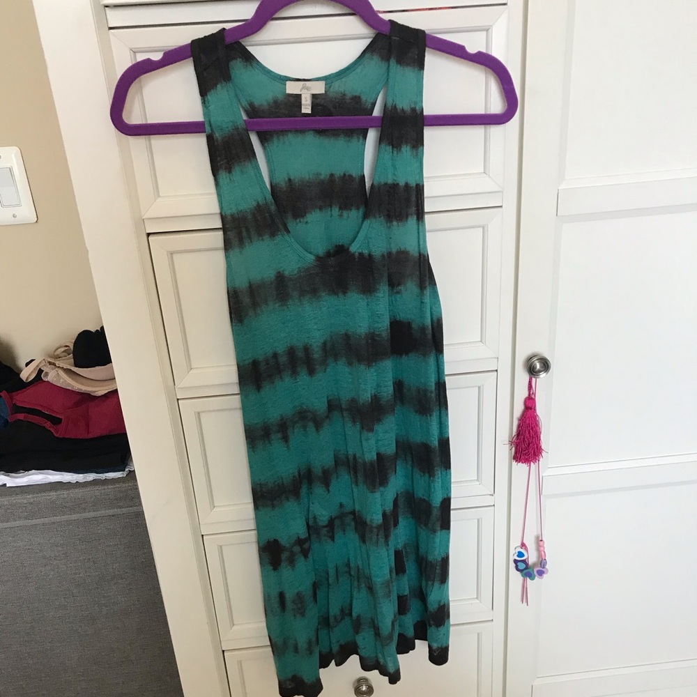Joie linen tie dye dress, size small